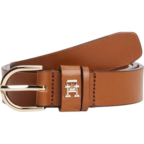 Tommy Hilfiger Essential Effortless 2.5 Aw0Aw16836, Cintura Regolabile, Donna, Marrone (Cognac), 90
