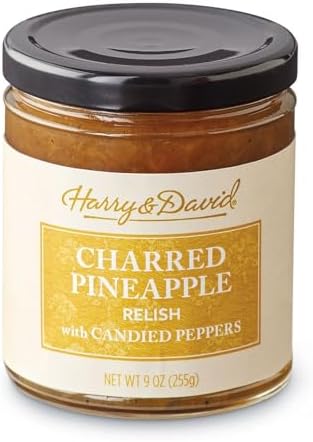 Harry & David Charred Pineapple Relish, 9Oz, Plant Based Condiment