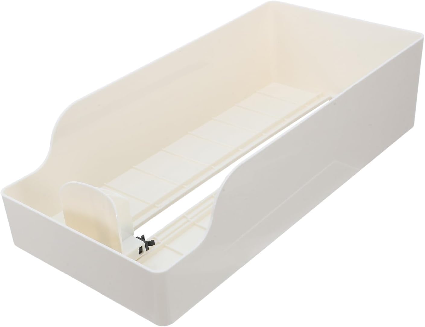 MAGICLULU Tea Bag Storage Organizer Abs Plastic Tea Box Holder with Easy Push Dispenser Preventing Messy and Scattered Storage for Kitchen Countertop