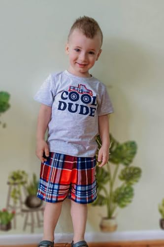 Image of Bumeex Toddler Boy's Short Sleeve T-Shirt and Short Outfit Set 2-7T