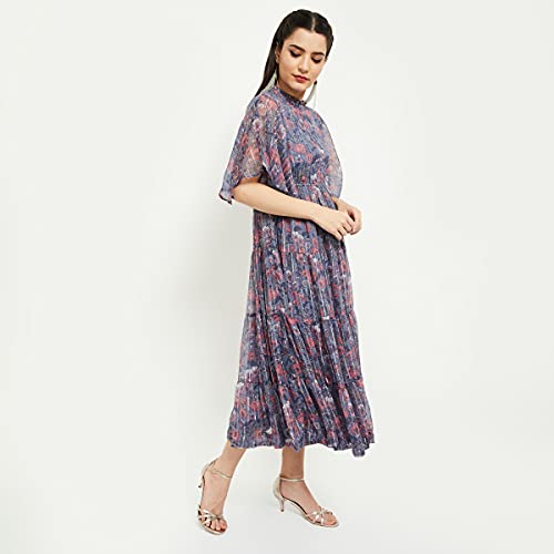 Image of Max Women's Printed Flared Sleeves A-line Dress