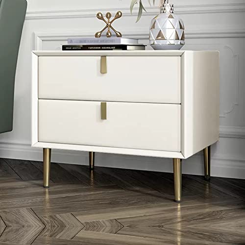 Table de chevet compacte 2 tiroirs pour optimiser l'espace de rangement de votre lit