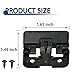 OEMASSIVE Center Console Latch Lid Lock for Toyota Camry XV40 2007-2011,Car Center Console Lid Lock for Lexus ES300 ES330 2002-2006,Black Arm Rest Lid Lock Latch for 4Runner N210 2002-2009,5890833030