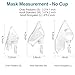 Ventisera 2 Pack Oxygen Mask for Face with 6.6 Ft Tubing and Adjustable Elastic Strap - Adult - Clear Size L (No Cup)