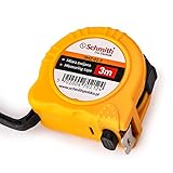 ✅ Comodidad de uso: El enganche de medición deslizante, la escala bien legible y el clip para el cinturón hacen que esta cinta métrica sea súper fácil y cómoda de usar.