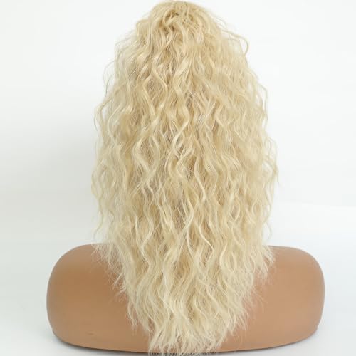 Image of Claw Clip Ponytail Extension Blonde Highlight H613 /1001#,16In