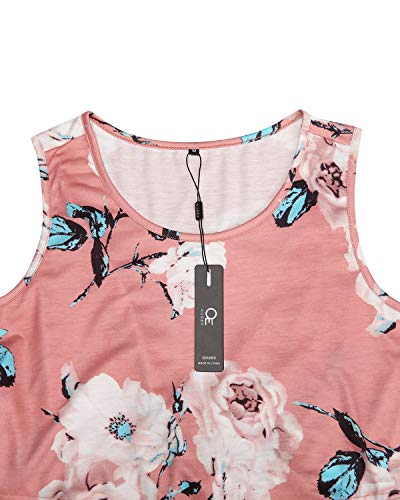Ouges Womens Sleeveless Summer Floral Maternity Dress For Photoshoot Nursing Gown Breastfeeding Clothes Pregnancy Dresses(Floral07,L) #TOP3