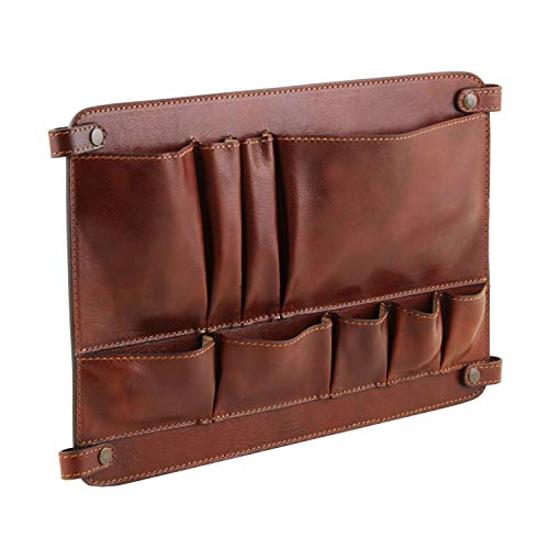 Module multifonction en cuir Tuscany Leather TL Smart rouge pour organisation chic
