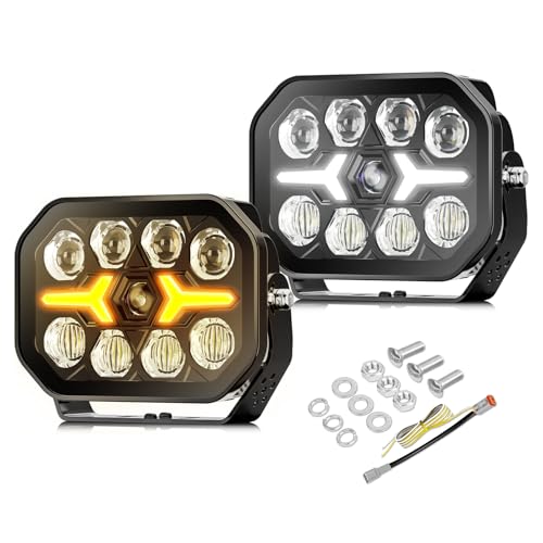 Feux LED Offroad 5x7 Pouces pour Rouler la Nuit en Toute Sécurité