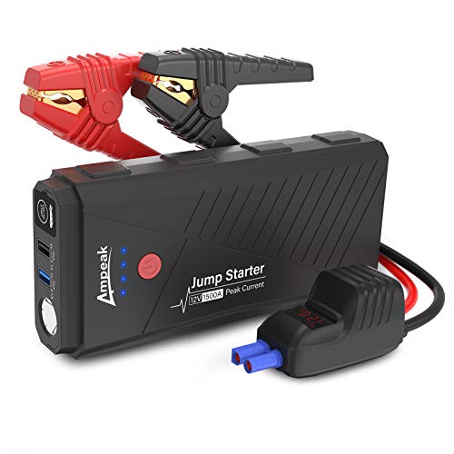 Car Jump Starters 1500A Peak Jump Starter 16800mAh Car Starter with USB Quick Charge 3.0