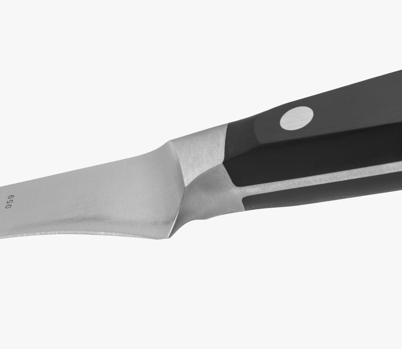 Arcos Carving Knife 12 Inch Stainless Steel. Ham Slicer Knife to Cut Ham and Meat. Ergonomic Polyoxymethylene Handle and 300mm Blade. Series Manhattan. Color Black