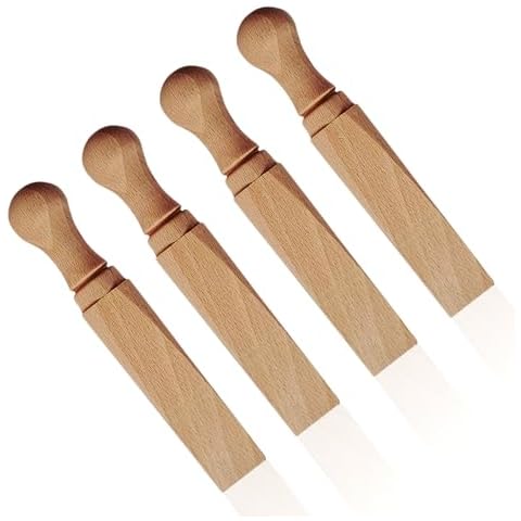 4X Eco-Friendly Beech Wood Door Stoppers Cover