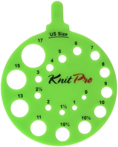KnitPro Round Needle Size Gauge, Ivy