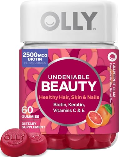 OLLY Hair Skin and Nails Gummies, Undeniable...
