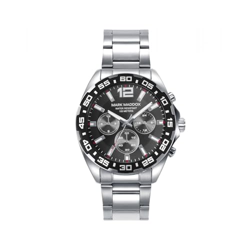 Montre Homme Mark Maddox Mission HM0145-55 en Acier Inoxydable