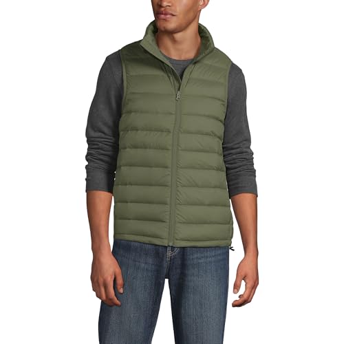 Image of Lands' End Men's Wanderweight Ultralight Packable Down Vest