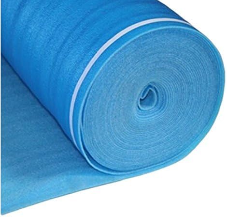 amerique 800sqft 4th generation blue 1.5mm thick flooring underlayment padding 3-in-1 heavy duty foam with tape & vapor barrier