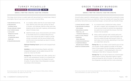 5-Ingredient Cooking for Two: 100+ Recipes Portioned for Pairs