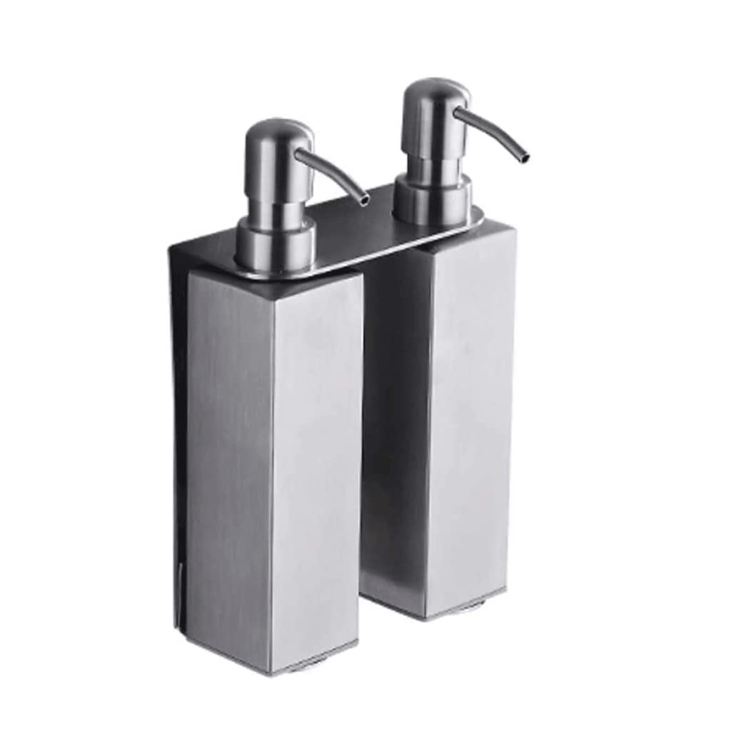 JAZZZ Seifenspender zur Wandmontage, nachfüllbarer Seifenpumpenspender, 8,4 Unzen Edelstahl, Lotionspender für Toilette, Küche, Hotel