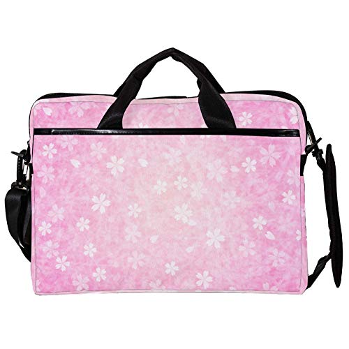 Sac à bandoulière ordinateur portable 14 15 pouces rose sacoche motif fleur