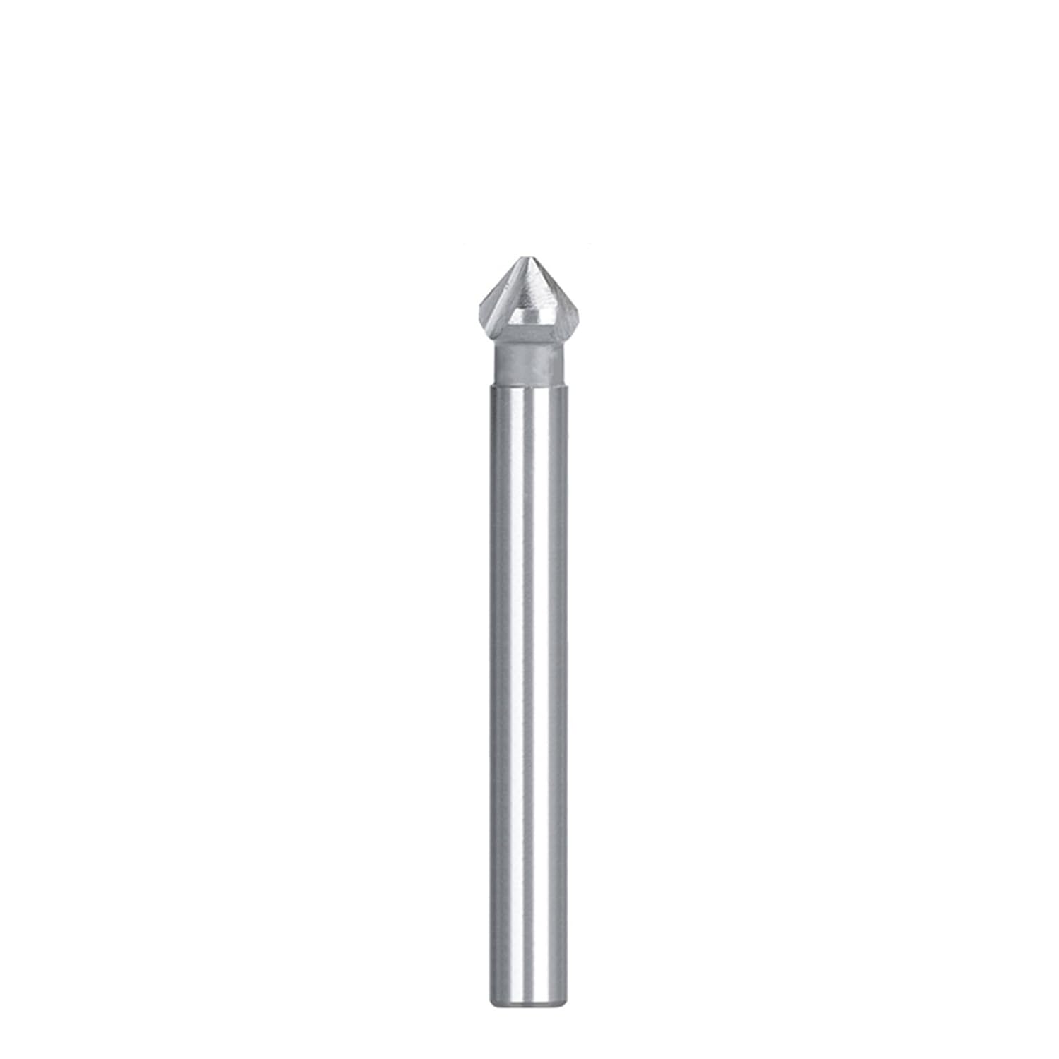 1pcs Countersink Drill Bit 4.5-50mm High Speed Steel 3 Flute 90 Degrees Chamfering Cutter Wood Metal Hole Drilling Tool(6.3mm) DIOBFZFY