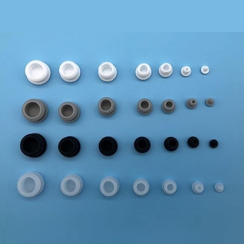 Rubber Covers,Hole Drilling Cover Plugs， 1/2/5Pcs Silicon Seal Stopper Dia 2mm To 50mm Rubber Pipe Cover Temperature T Plug Plastic Hole Caps Tap Bung(Color:Grey color,Size:STD032.6-1pc)(Color : Grey)