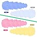 12 pcs Silicone Stretch lids set, 6 Sizes, Reusable Food Storage Covers ，Silicone Bowl Covers，Flexible to Fit All Shape of Containers， Food Cover to Keep Food Fresh (blue,pink)