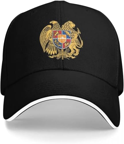 Casquette snapback Arménie armoiries unisex pour le sport