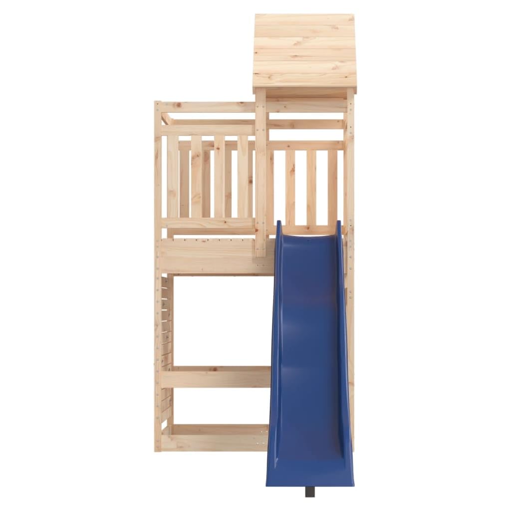 Generico Set da Gioco da Esterno in Legno Massello di Pino,Marrone,58.44kg,3156982