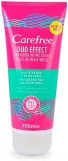 Carefree Limpiador Íntimo Diario, Té Verde y Aloe Vera, 200ml