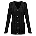 temu,temu com, Cardigan Sweater for Women Open Front Button Sweaters with Pockets Long Sleeve Button Down Cardigans Sweaters Recent Orders Placed by me on Amazon Large Black