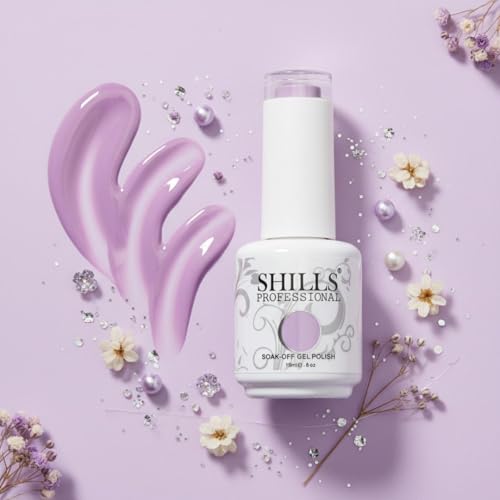 Image of Shills Professional Uv /Led Soak Off Gel Polish (Gel Nail Polish) Glossy Finish Nail Polish Color Shade 02, 15 Ml