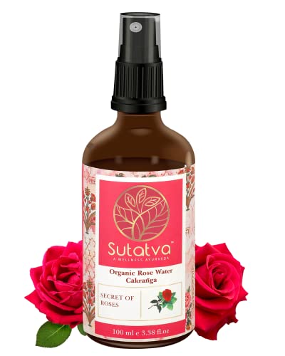 Sutatva – A Wellness Ayurveda Rose Radiance Face Toner: Ayurvedic Gulab Jal Mist for Glowing Skin, Alcohol-Free, 100ml