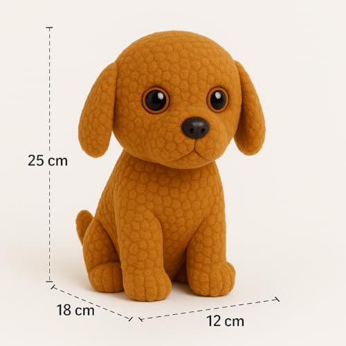 Image of Cute Plush Toy for Kids | | Soft Toys | Birthday Gift for Girls /Wife, Boyfriend /Husband, Soft Toys for Girls, Baby Toy (Random Color) Pack of 1 (Puppy Soft Toy)