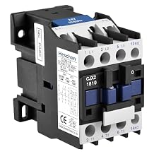 Heschen AC Contactor CJX2-1810 24V 50/60Hz Coil 3P 3 Pole Normally Open Ie 18A Ue 380V