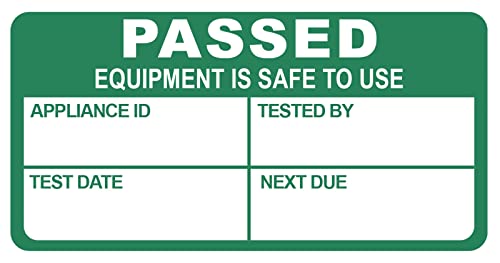 200pcs 1x2 inch Pass pat Test Sticker and 20pcs 1x2inch Failed Test Label
