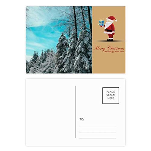 Cartes postales Père Noël Pine Clouds lot de 20 à joindre aux cadeaux