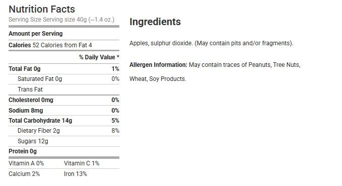 Farm Fresh nuts - Dried Apple Rings - Fuji | 2 LB | No Artificial Color | Chewy Texture | NON-GMO