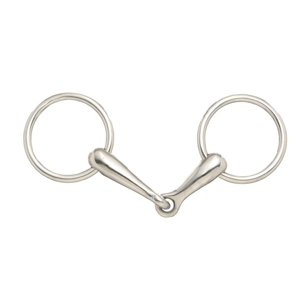 Tough 1 Kelly Silver Star Miniature Snaffle Bit Mouth, 3 1/2-Inch