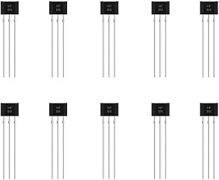 10 sensores de efecto Hall bipolar 41F, detector de posición de velocidad del motor de 4.5 V-24 V, -40 °C a 150 °C para robótica y electrónica automotriz