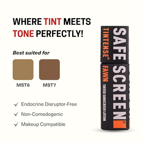 Image of CHOSEN TINTENSE Fawn Shade Tinted Mineral Sunscreen SPF50+ PA++++ | Broad Spectrum, No White Cast, 40ML