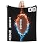Football Blanket 8 Custom Name