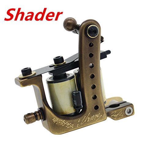 Coil Tattoo Machine Brass Frame 10 Wrap Coils From Thomas(Shader)