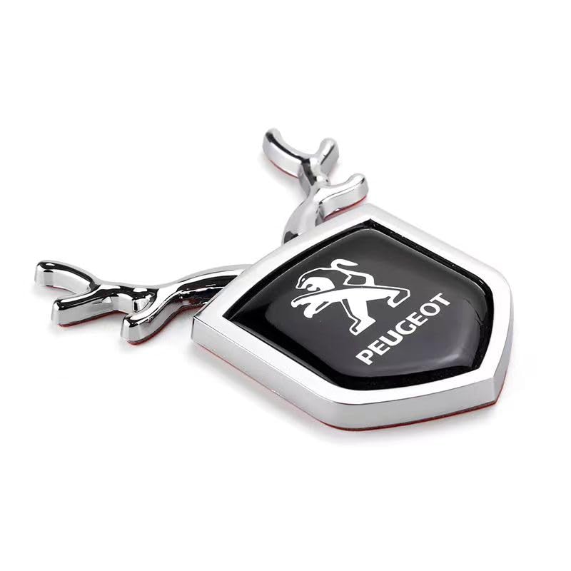 Car Emblems For Peugeot 3008 2023, Car Front And Rear Hood Trunk Grille - View #5