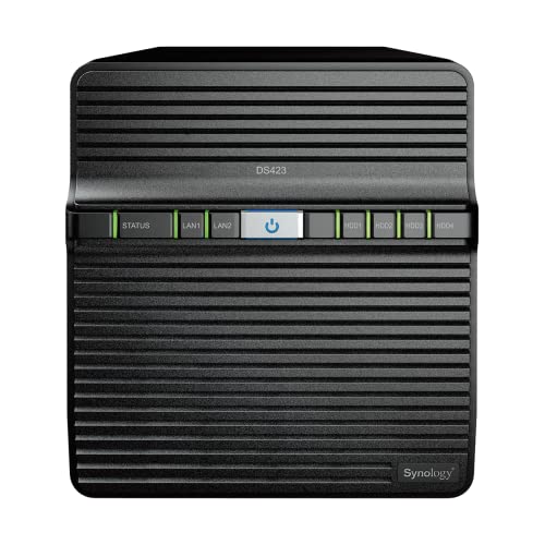 Synology DiskStation DS423 Network Attached Storage Drive (Black) - Image 2
