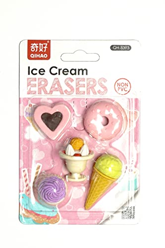 Image of R&H Designer Erasers (QIHAO Icecream Eraser)