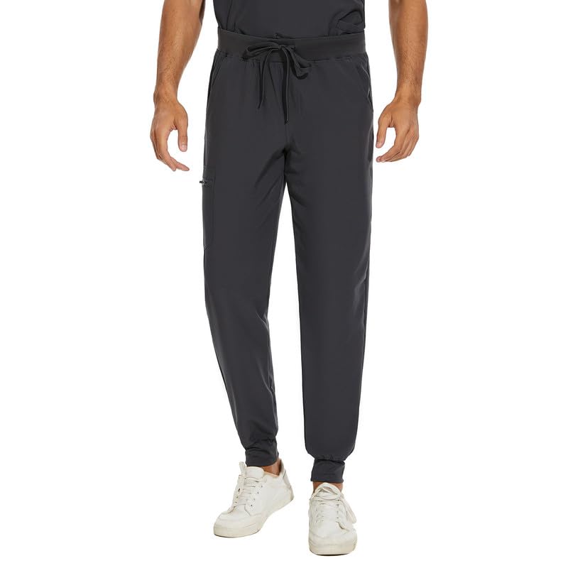 Scrub Pants for Men, Jogger Pants with 5 Pockets