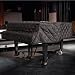 Black Quilted Grand Piano Cover Fits Grand Pianos From 5'10" to 6'0"