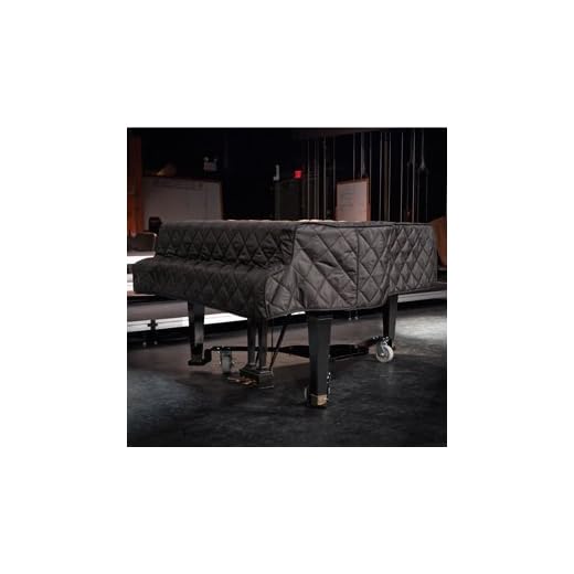 Grand Piano Cover for Baldwin Piano (225E-5'2", Nylon-Quilted/Padded-Black)