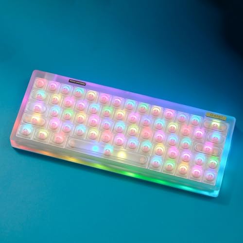 Touches transparentes de clavier mécanique pour un effet RGB maximal